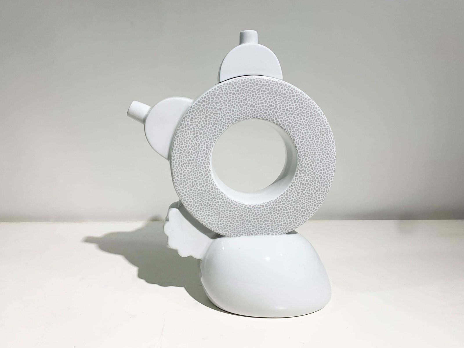 Chad Teapot, Designed By Matteo Thun In 1982. For The Collection Memphis Milano. photo for sale