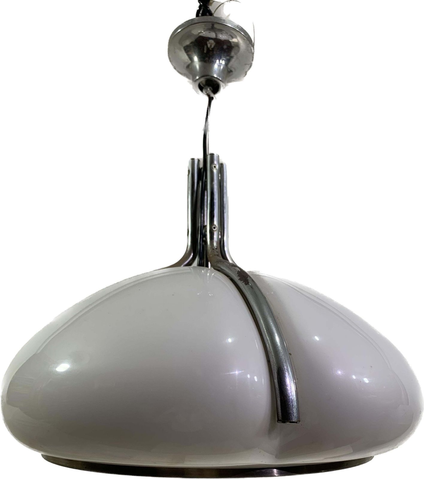 Late 20th Century Quadrifoglio Pendant Light, White, By Gae Aulenti For Guzzini photo furniture