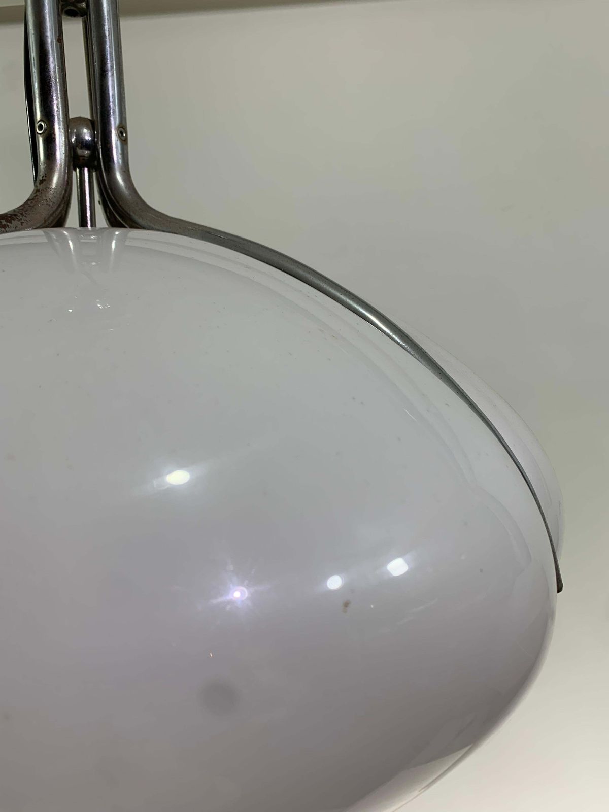 Late 20th Century Quadrifoglio Pendant Light, White, By Gae Aulenti For Guzzini photo vintage