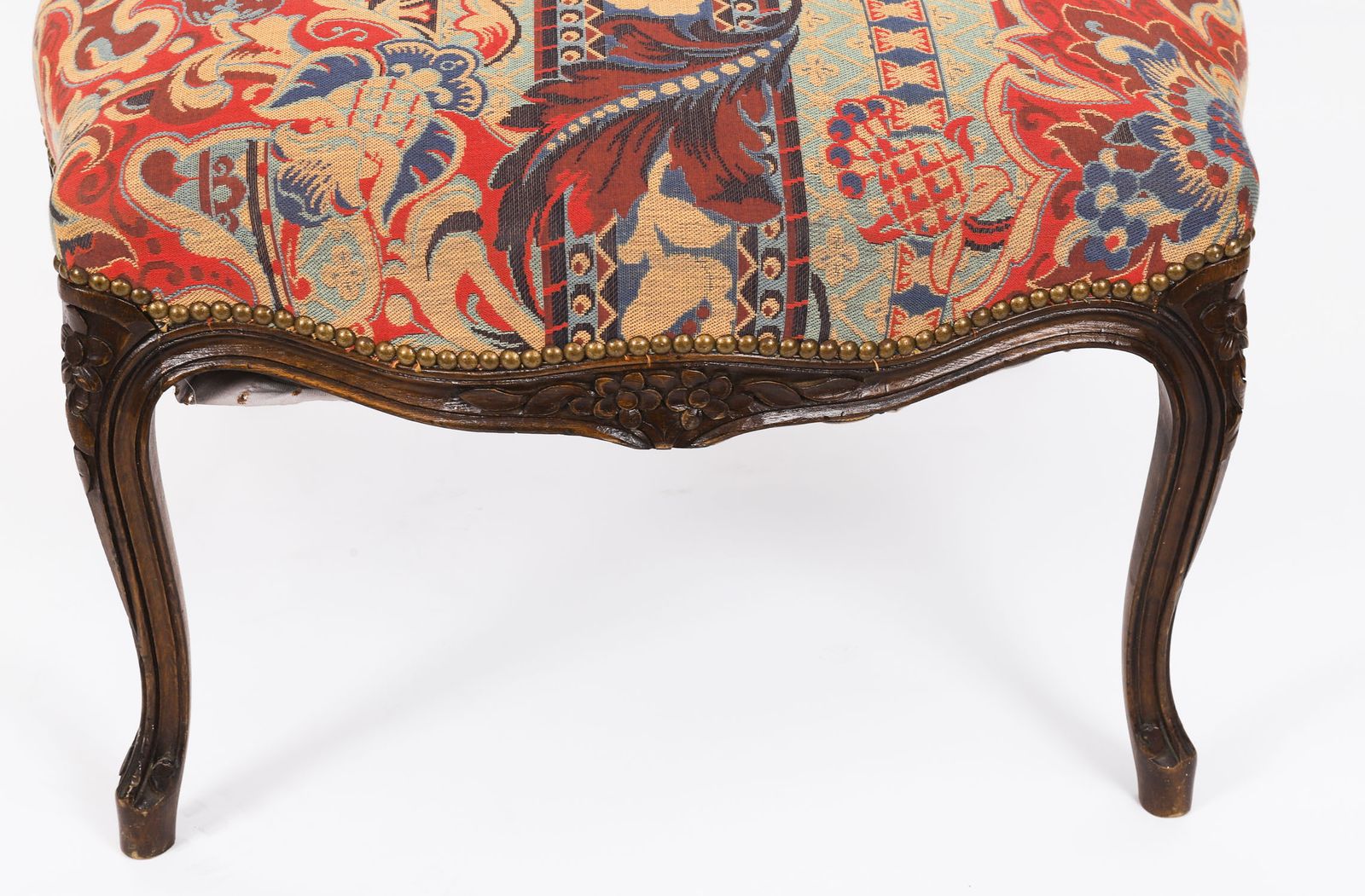 2250.0 Pair Large French Louis XIV Revival Walnut Stools Circa 1880 19th C photo