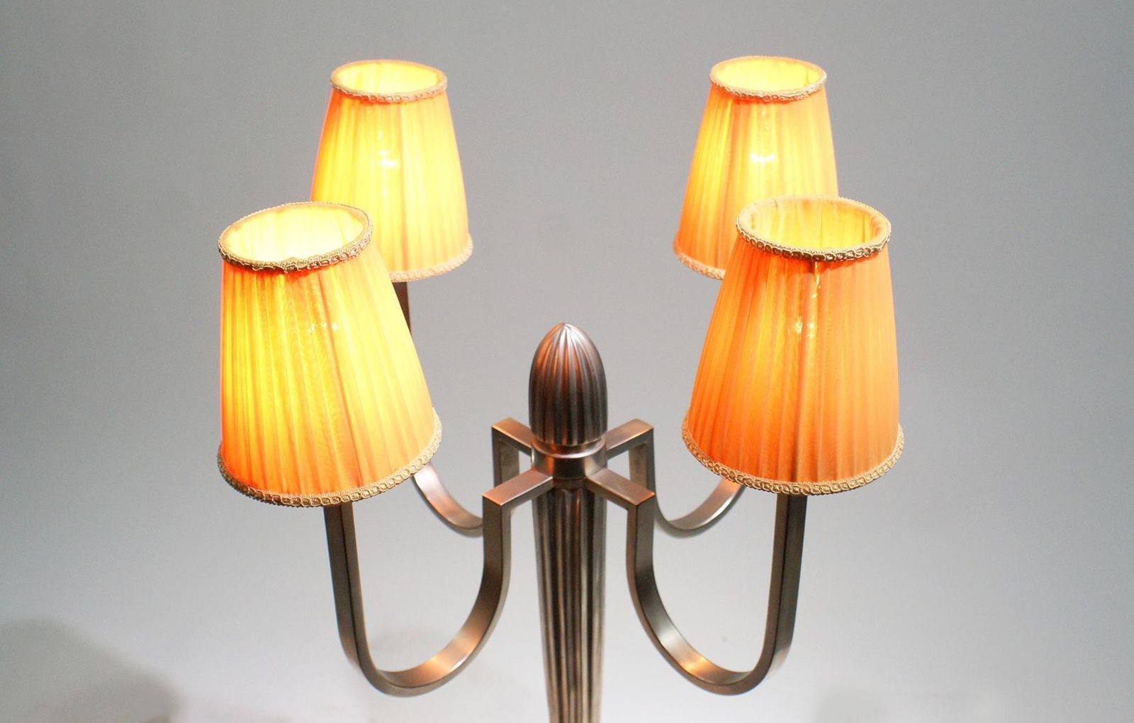 Stunning Pair Of Art Deco Table Lamp In The Style Of J.E Ruhlmann photo 7938.0