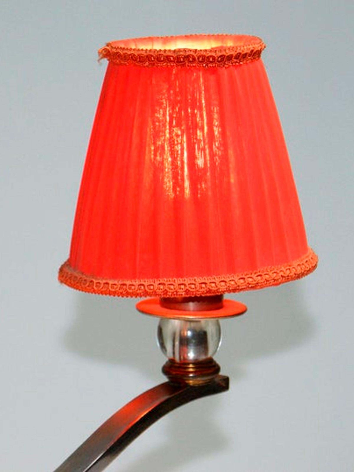 Stunning Pair Of Art Deco Table Lamp In The Style Of Jules Leleu photo vintage