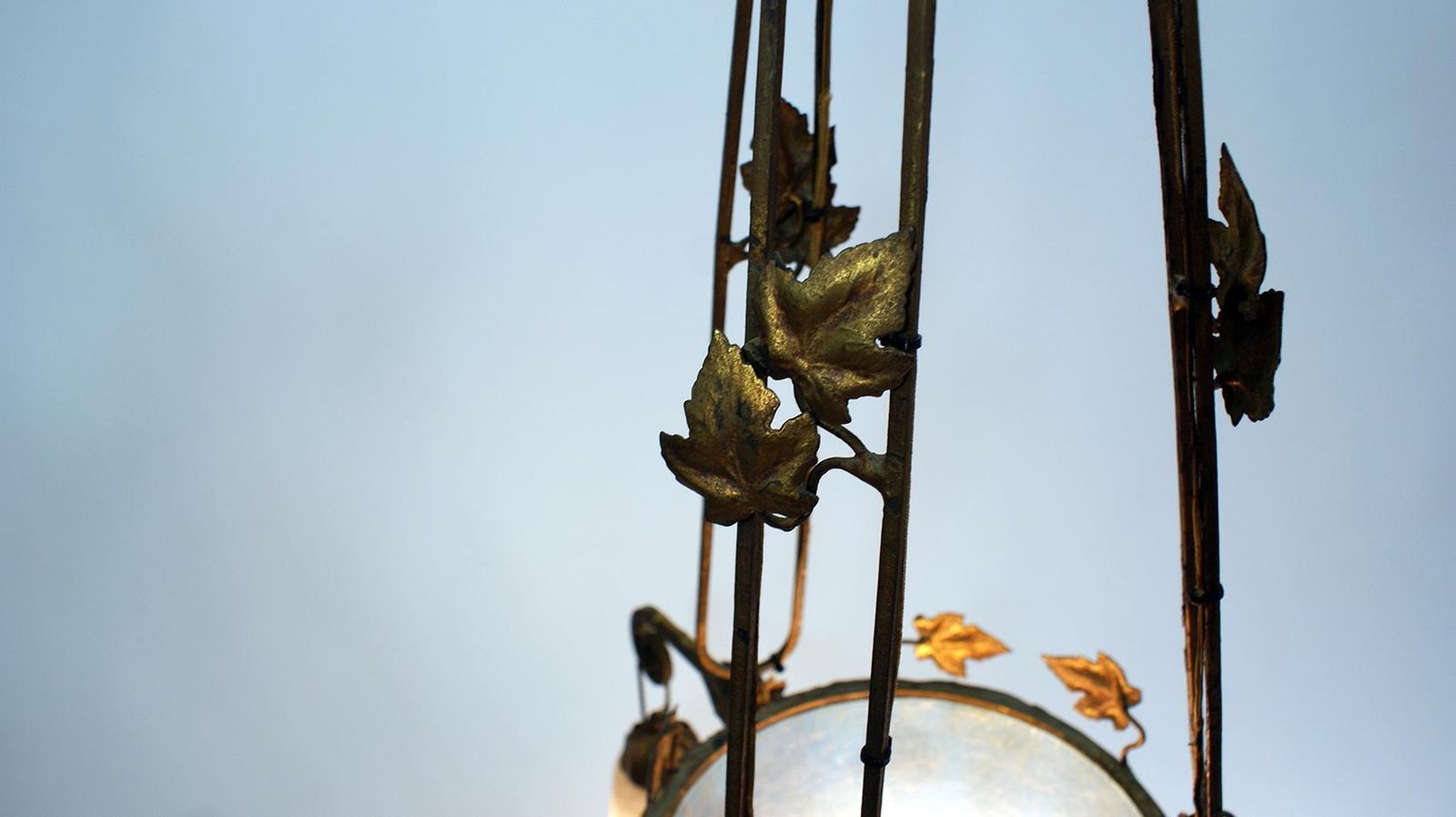 French Art Nouveau Chandelier Signed, “Rethondes”, Region “Hauts De France” photo Lighting