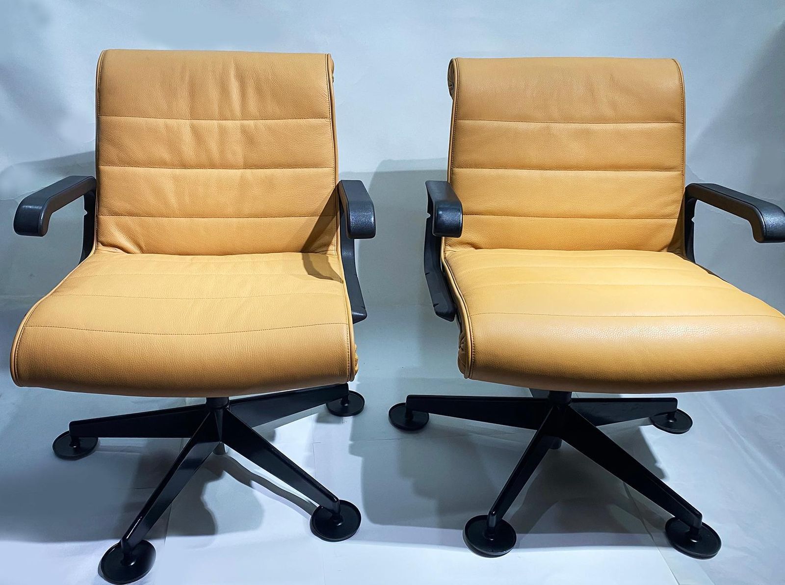 Pair Of Richard Sapper For Knoll Executive Desk Chairs photo furniture