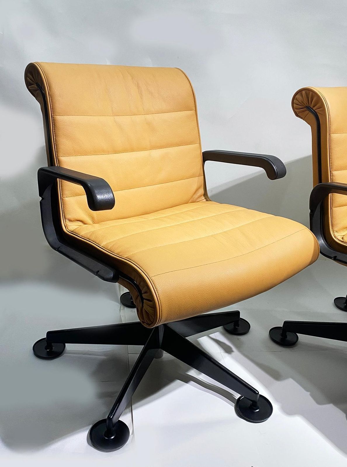 Pair Of Richard Sapper For Knoll Executive Desk Chairs photo buy