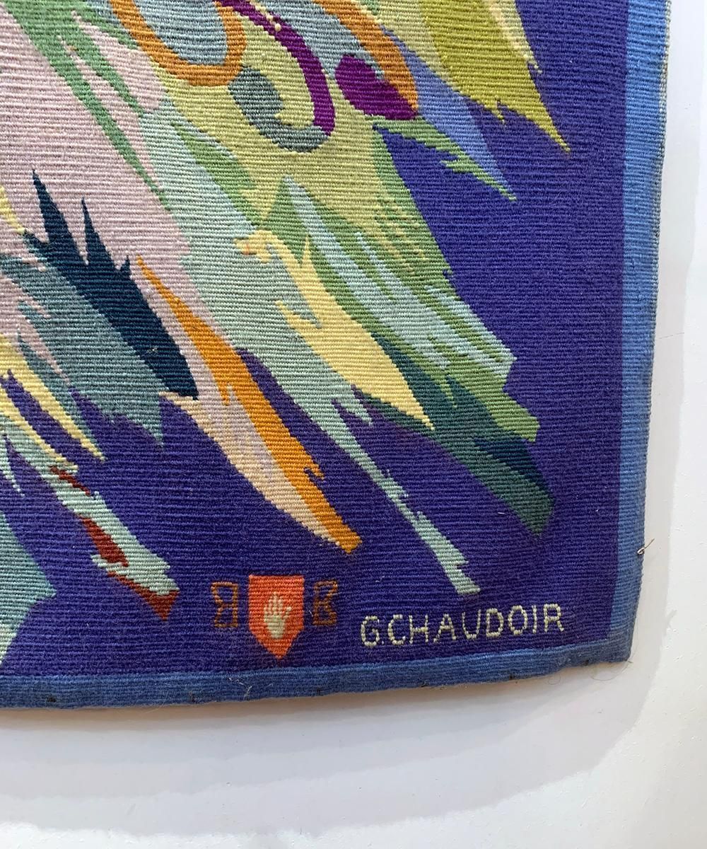 Superb Mid Century Tapestry From The House Of Chaudoir By Van Noten photo Art