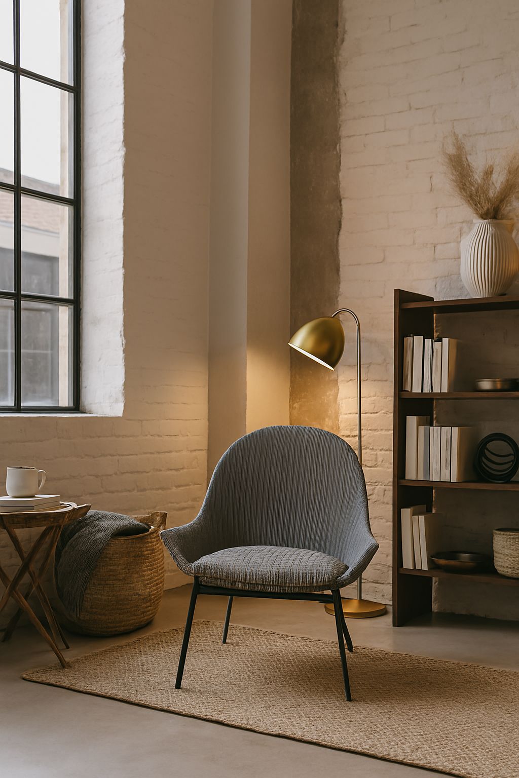 photo furniture Atomic ‘Stingray’ Mid Century Lloyd Loom Chair