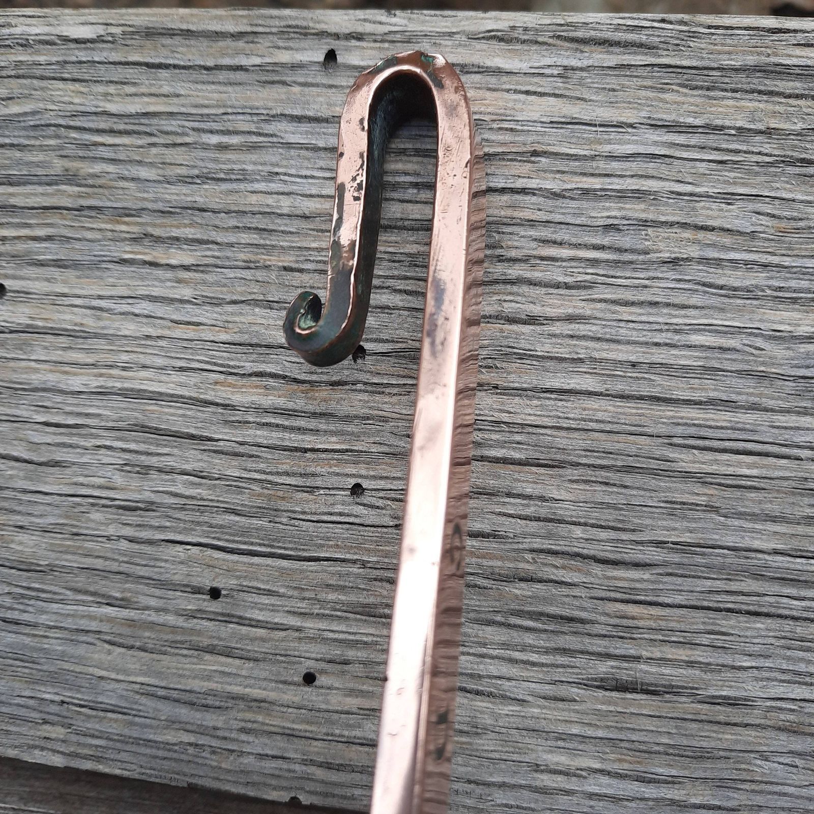Antique French Copper Jam Pan Skimmer Ladle: Chateau Kitchen Utensil photo for sale