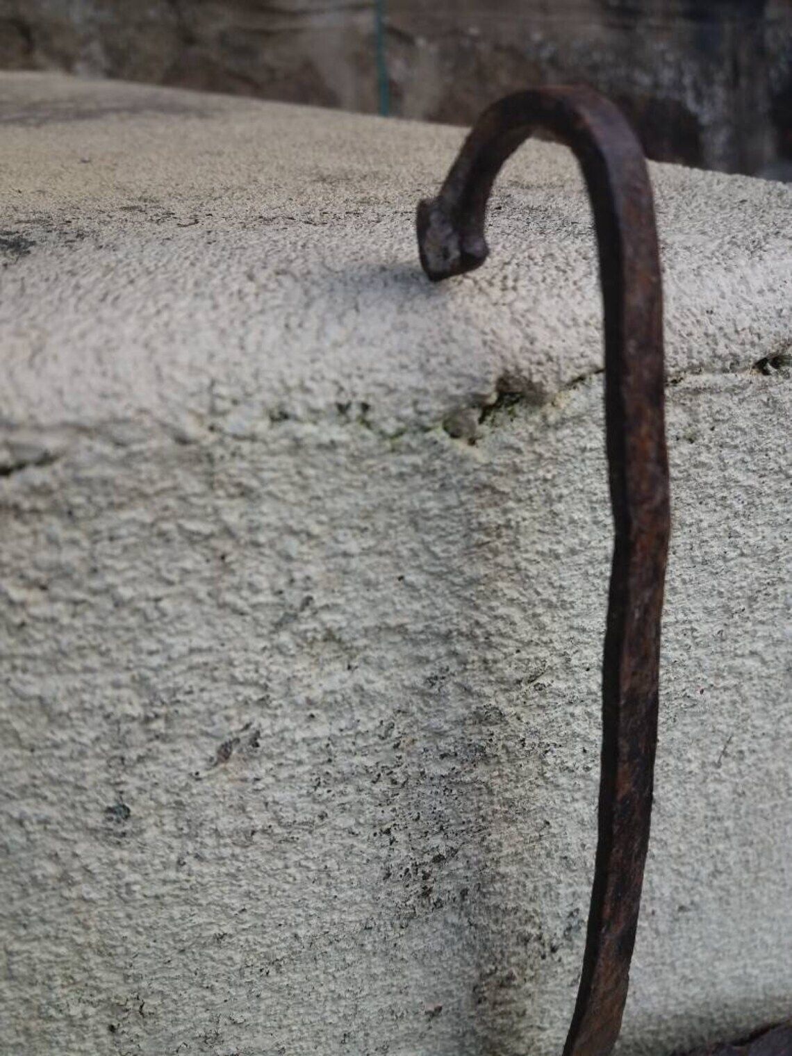 Antique French Iron Candle Holder: Religious Wall Decor, Napoleon Era photo buy