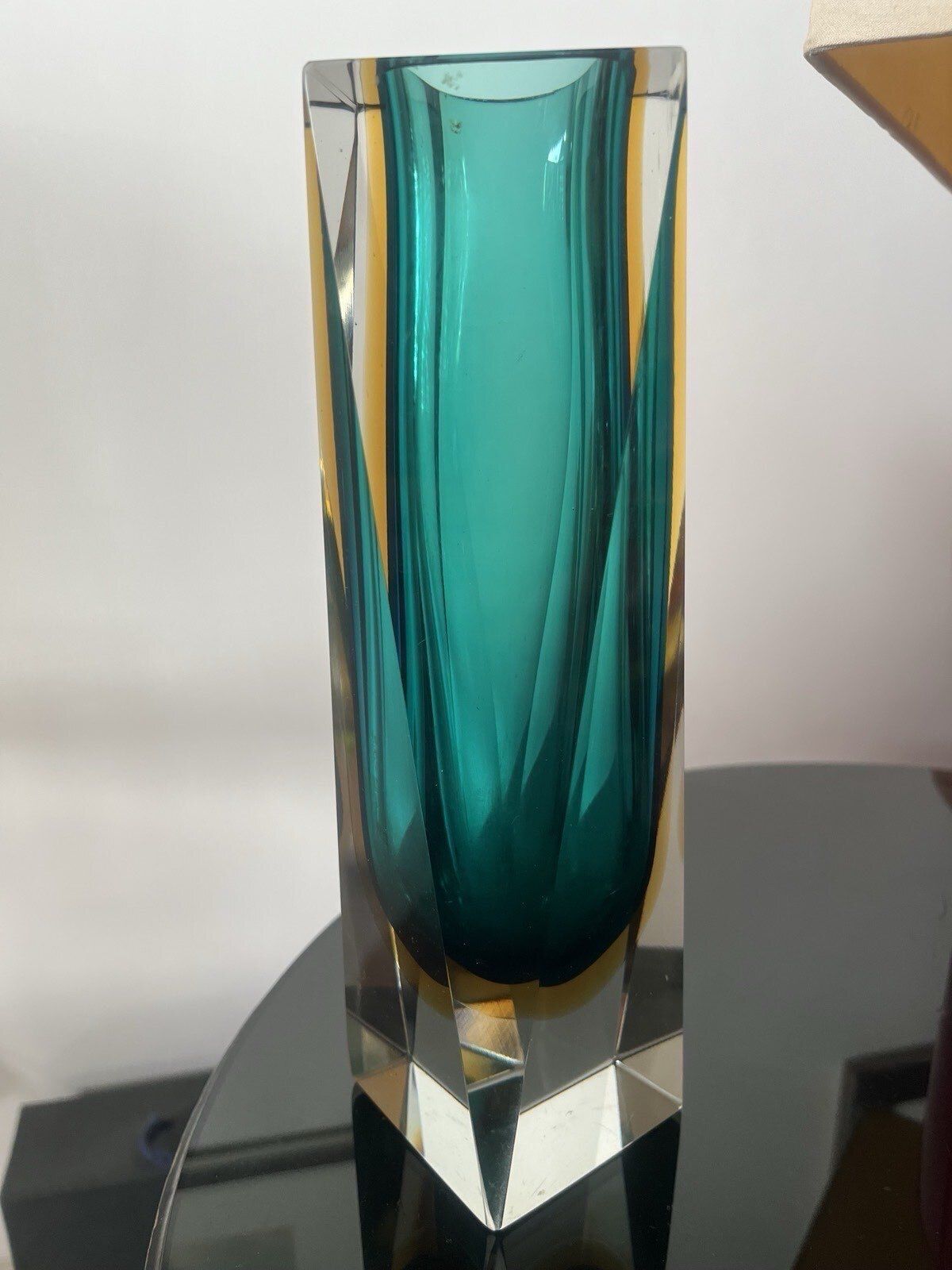Sommerso Murano Glass Vase By Alessandro Mandruzzato, 1970s photo furniture