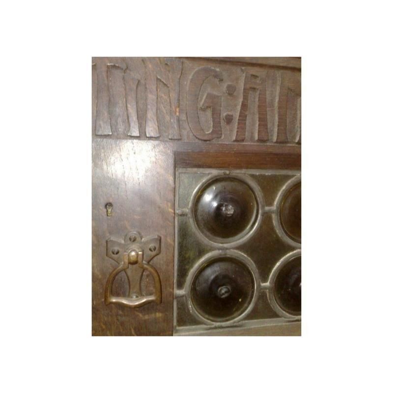Liberty And Co. An Arts And Crafts Oak Over Mantle Or Hanging Bookshelf photo vinterior