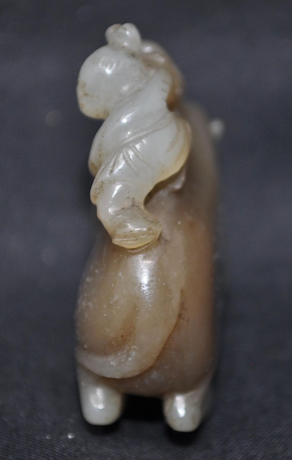 Jade Carving Buffalo And Boy, Chinese Jade photo for sale