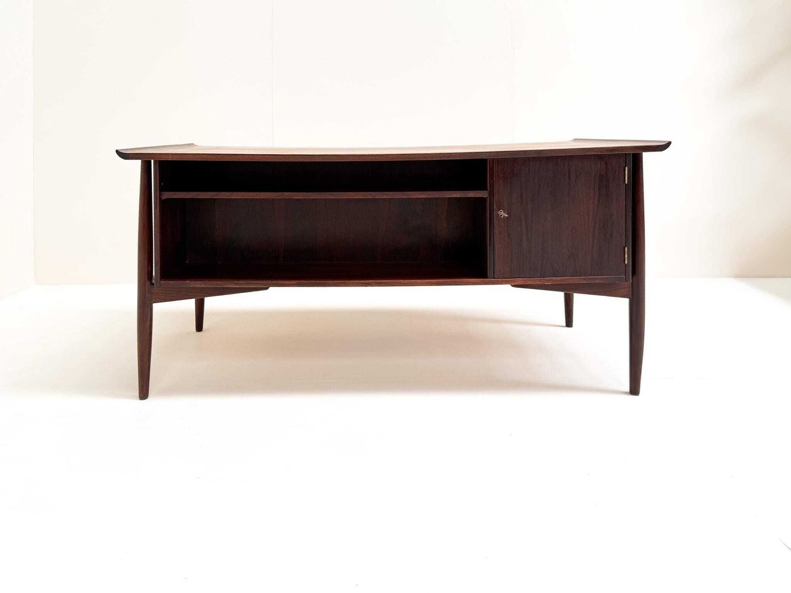 photo for sale Arne Vodder Desk In Rosewood For H.P. Hansen, Denmark, 1960s