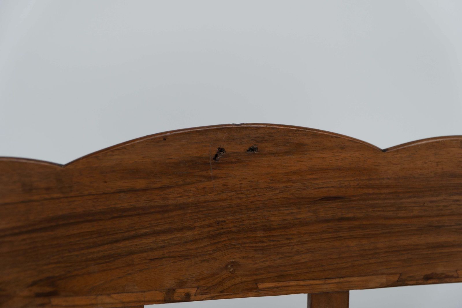 4500.0 W. R. Lethaby. A Cotswold School Arts And Crafts Walnut Waterfall Wall Shelf photo