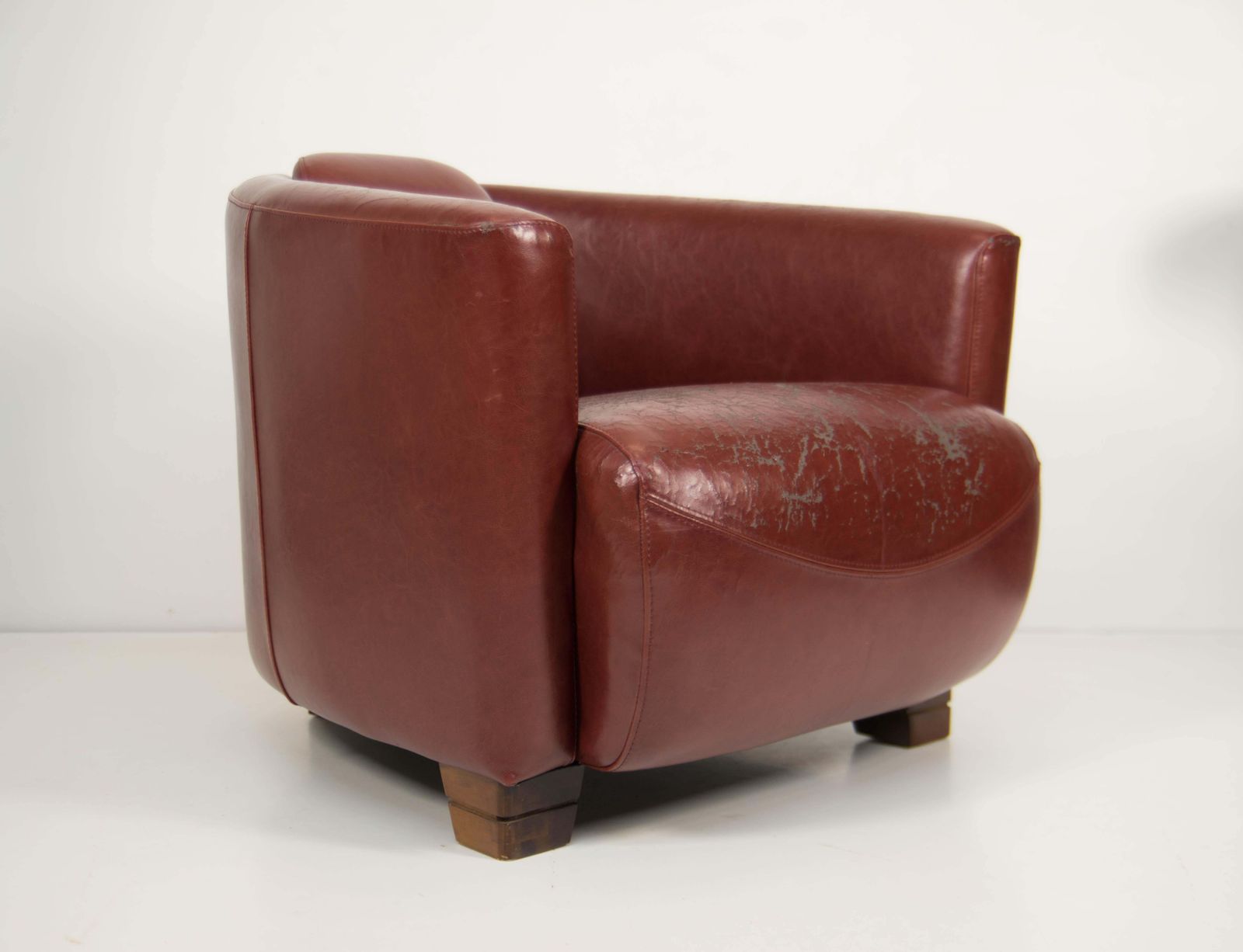 Art Deco Aviator Club Armchair, 2000s photo vintage