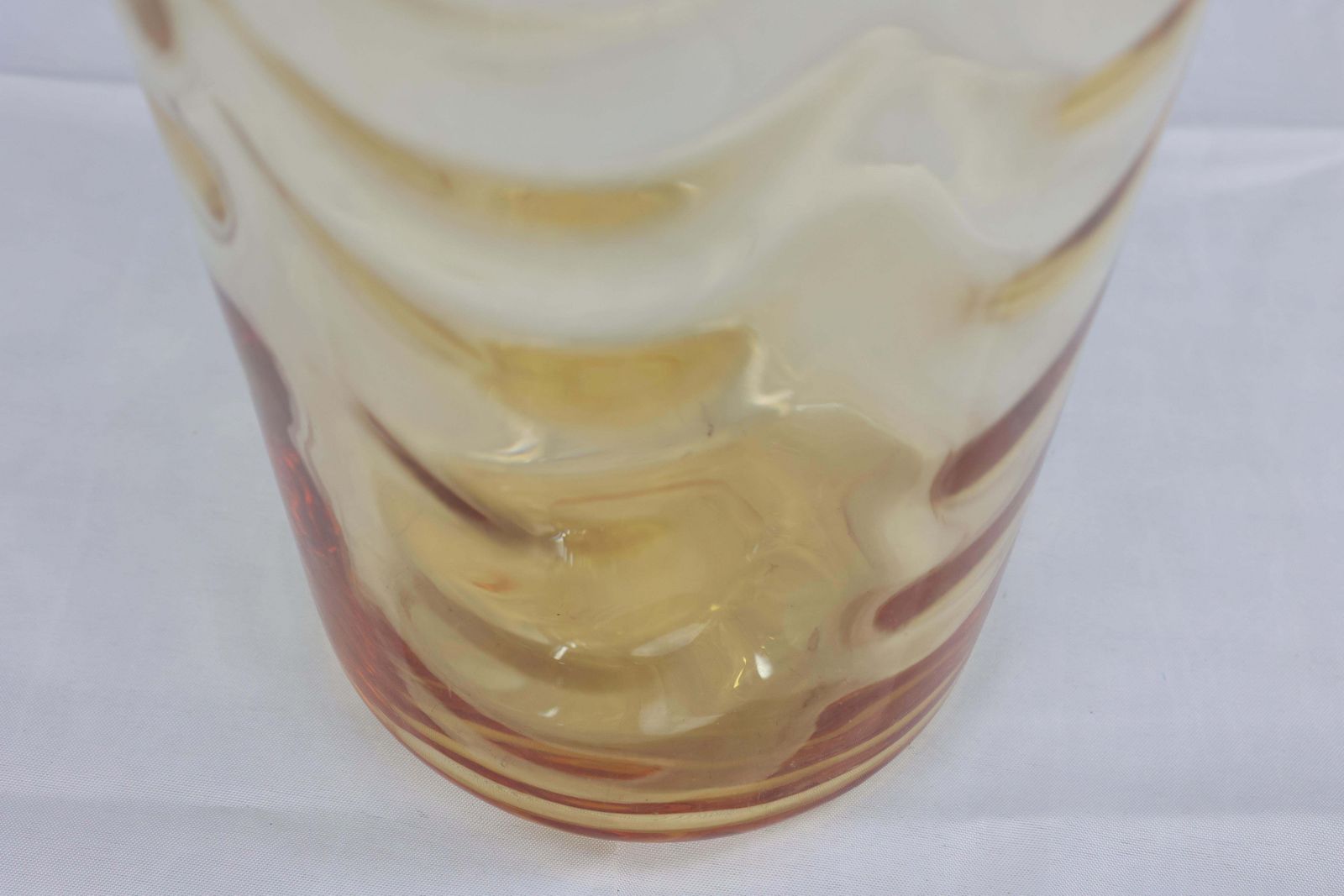 450.0 Barnaby Marriott Powell. A Large Mid Century Coloured Glass Vase photo
