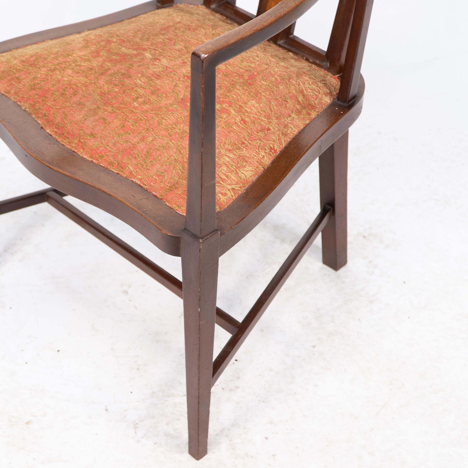 photo buy G M Ellwood For J S Henry. Arts & Crafts Armchair With Mother Of Pearl Inlays