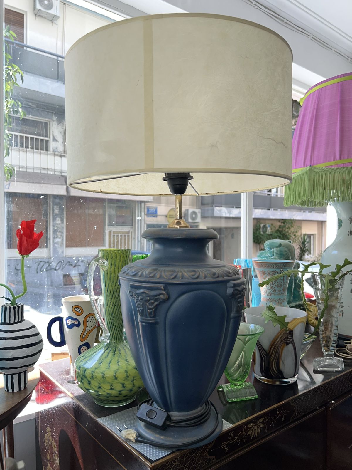 Vintage Neoclassical Style Table Lamp photo furniture