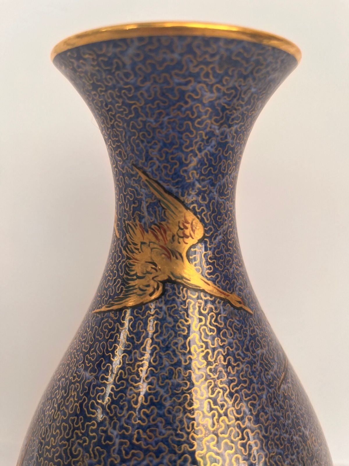 Wedgwood Fairyland Lustre Vase By Daisy Makeig Jones – “Flying Geese” Pattern (C. 1920s) photo for sale