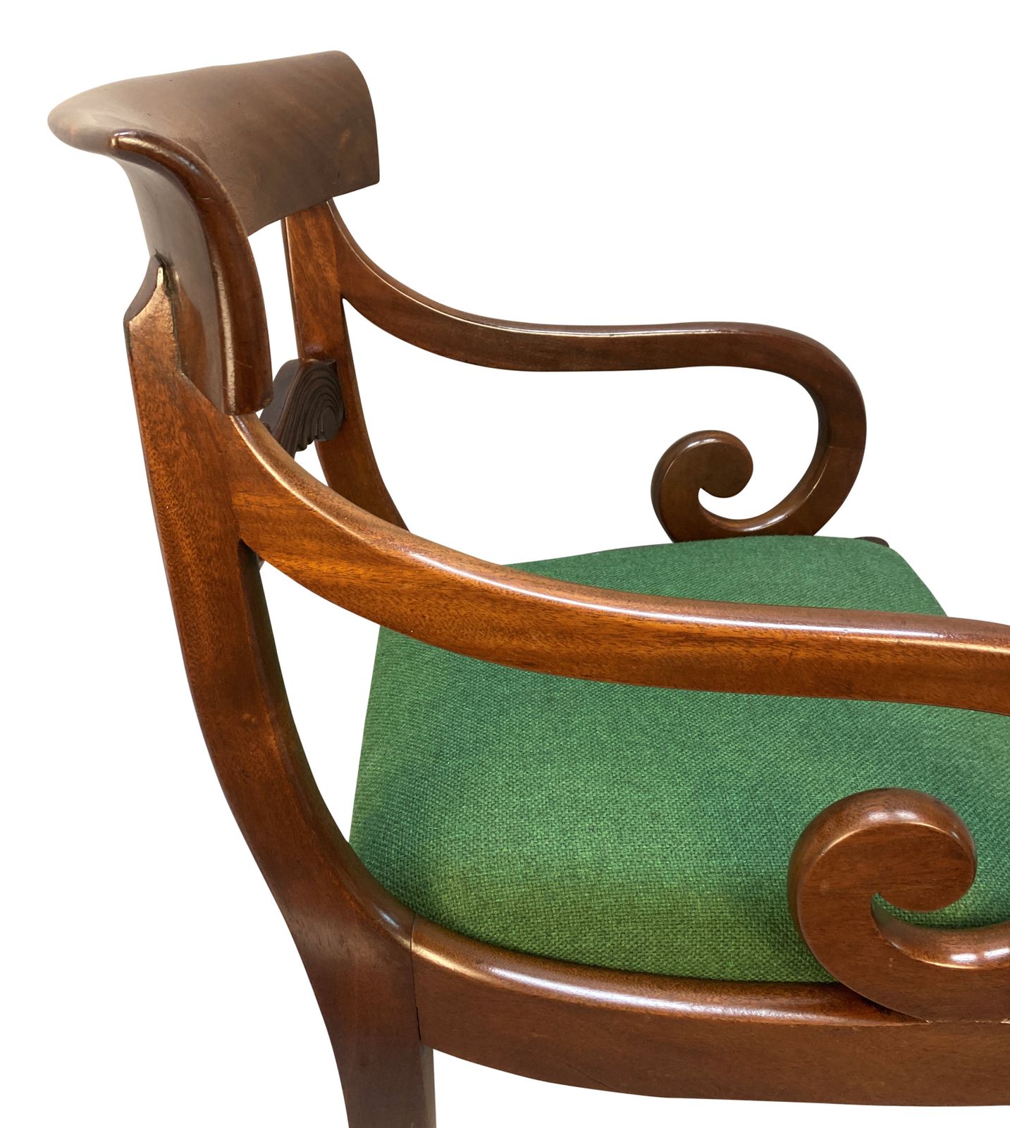 An English William IV Mahogany Desk Chair photo vinterior