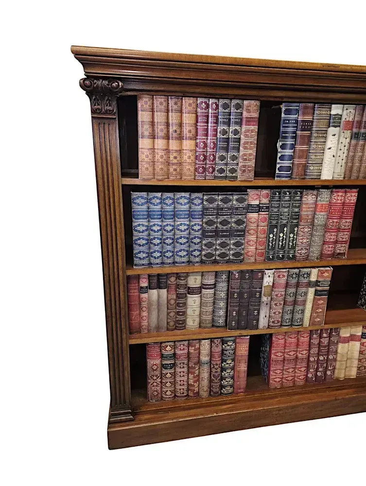 A Very Rare Early 19th Century William IV Large Open Bookcase photo 3798.0