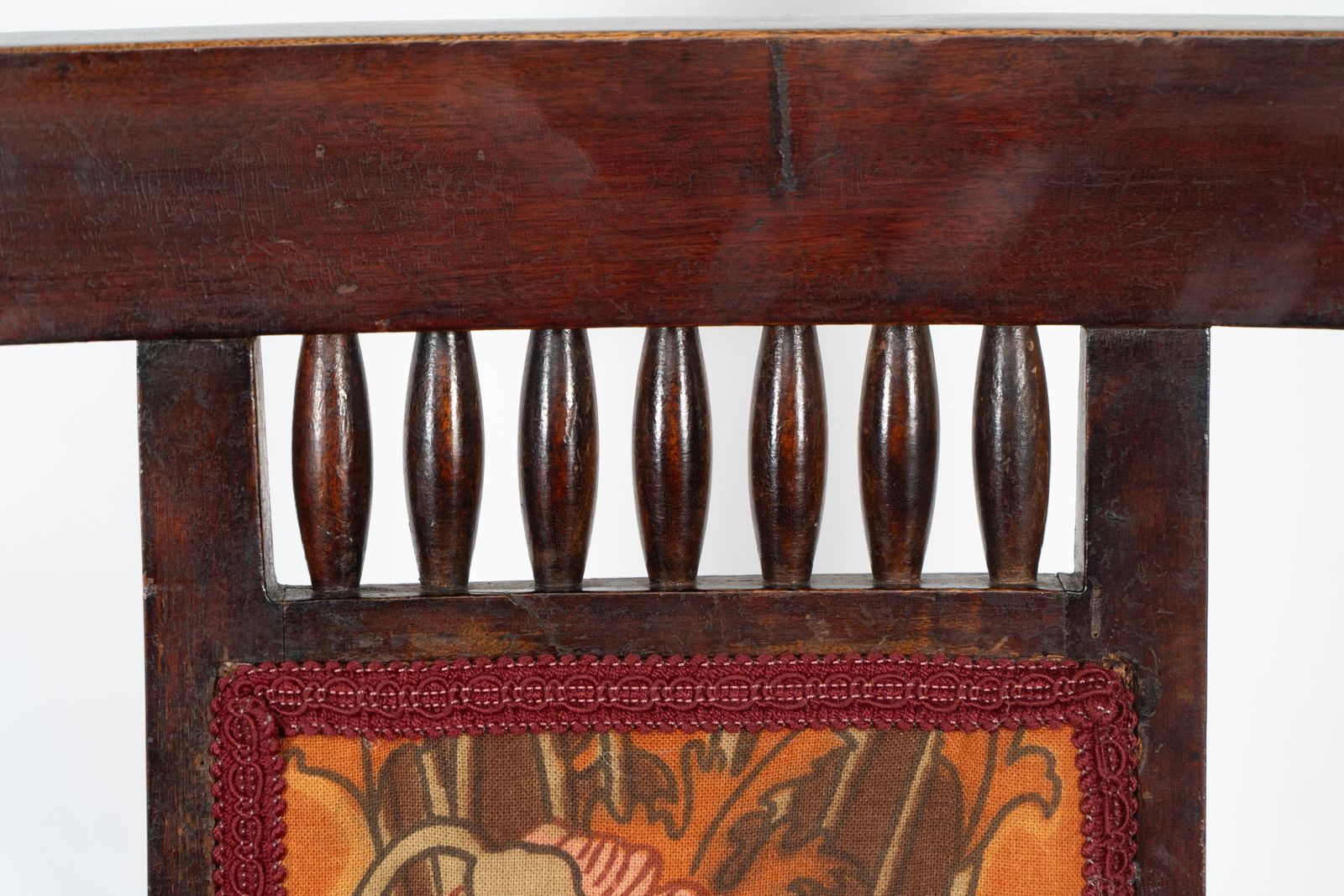 George Walton For John Rowntree's Cafe. An Arts And Crafts Walnut Armchair photo buy