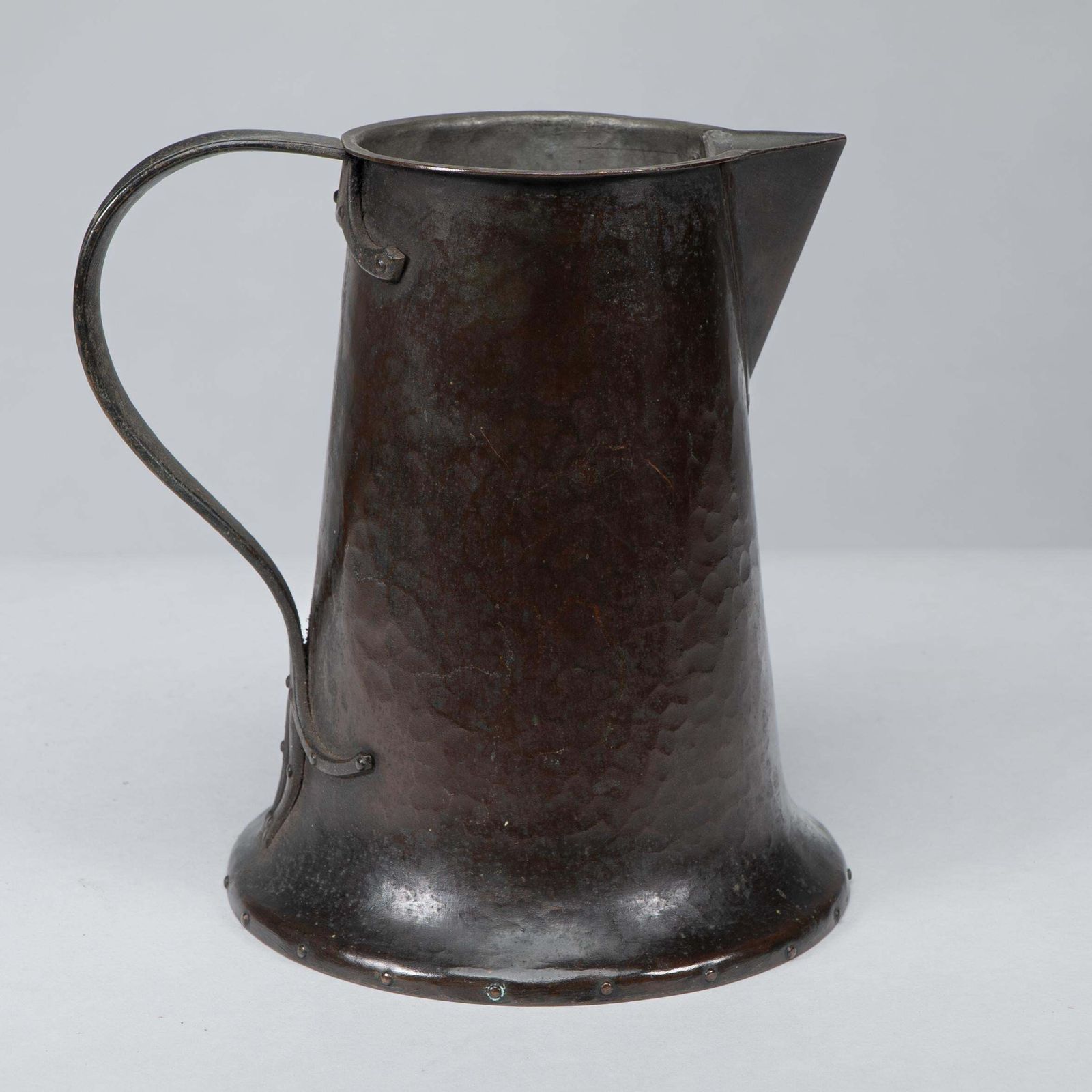 Arthur Dixon For The Bgh. An Arts & Crafts Hand Hammered Copper Jug photo Home Decor