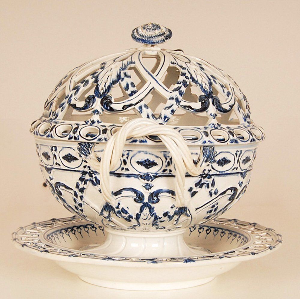 Pierced Lattice Tableware Basket From Wedgwood, 18th Century, Set Of 3 photo buy