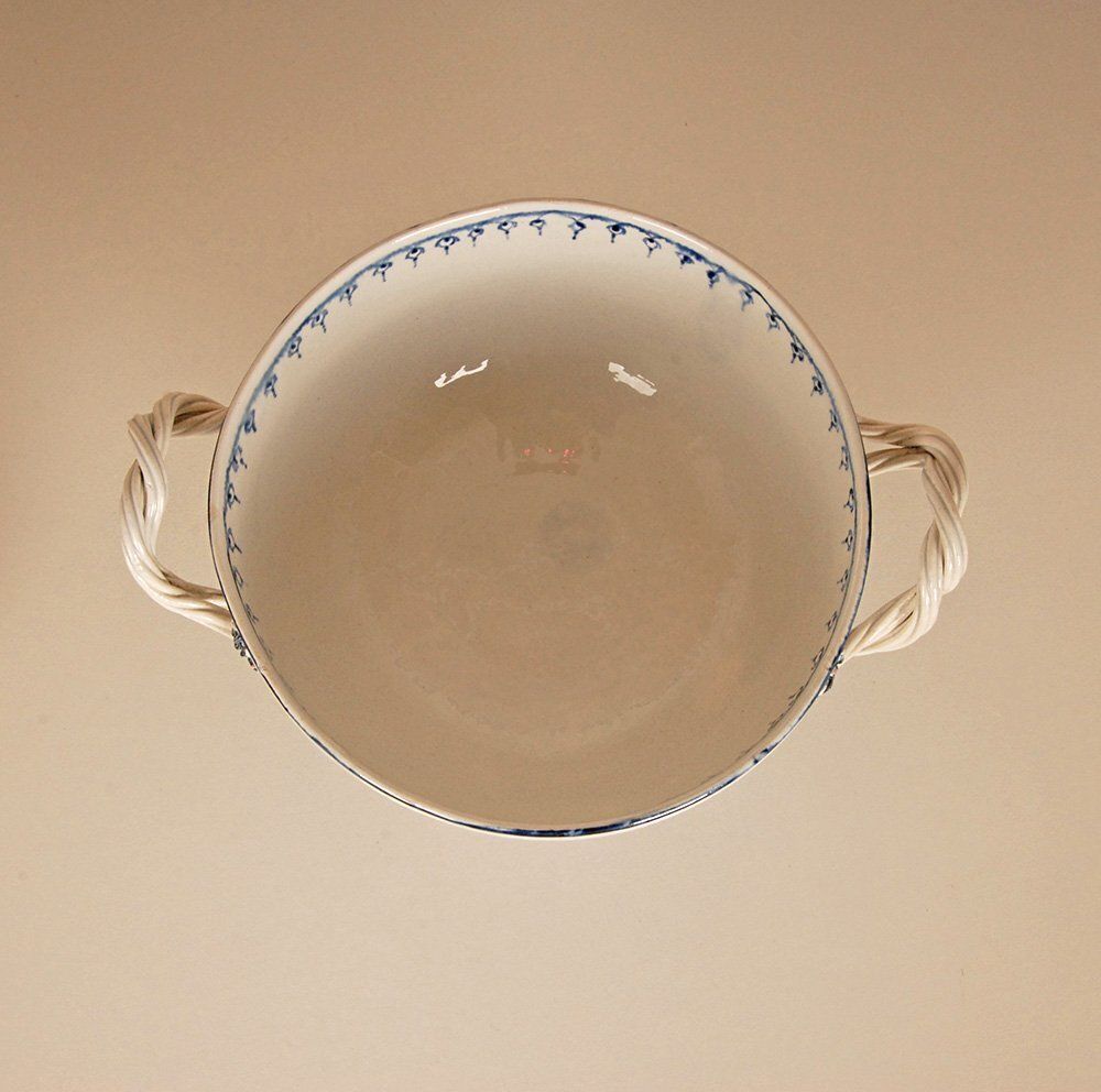 photo vintage Pierced Lattice Tableware Basket From Wedgwood, 18th Century, Set Of 3
