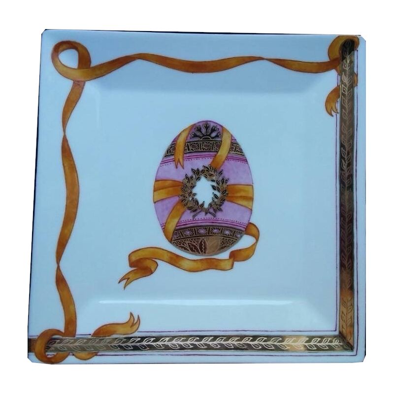 Vide Poche Custom Made Hand Painted Porcelain Gift 18×18 photo Home Decor