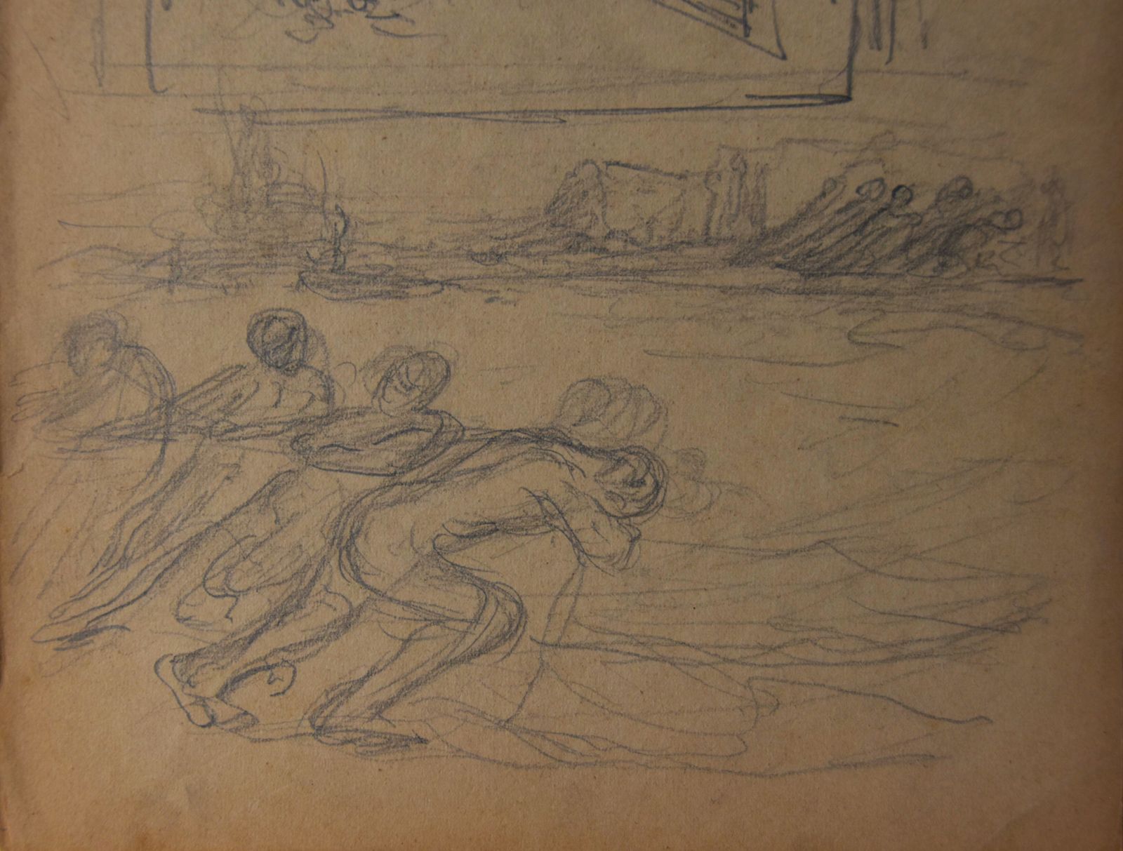 Gaston Guignard, Nude Woman § Reverse Two More Scenes (Circa 1880) photo 100.0