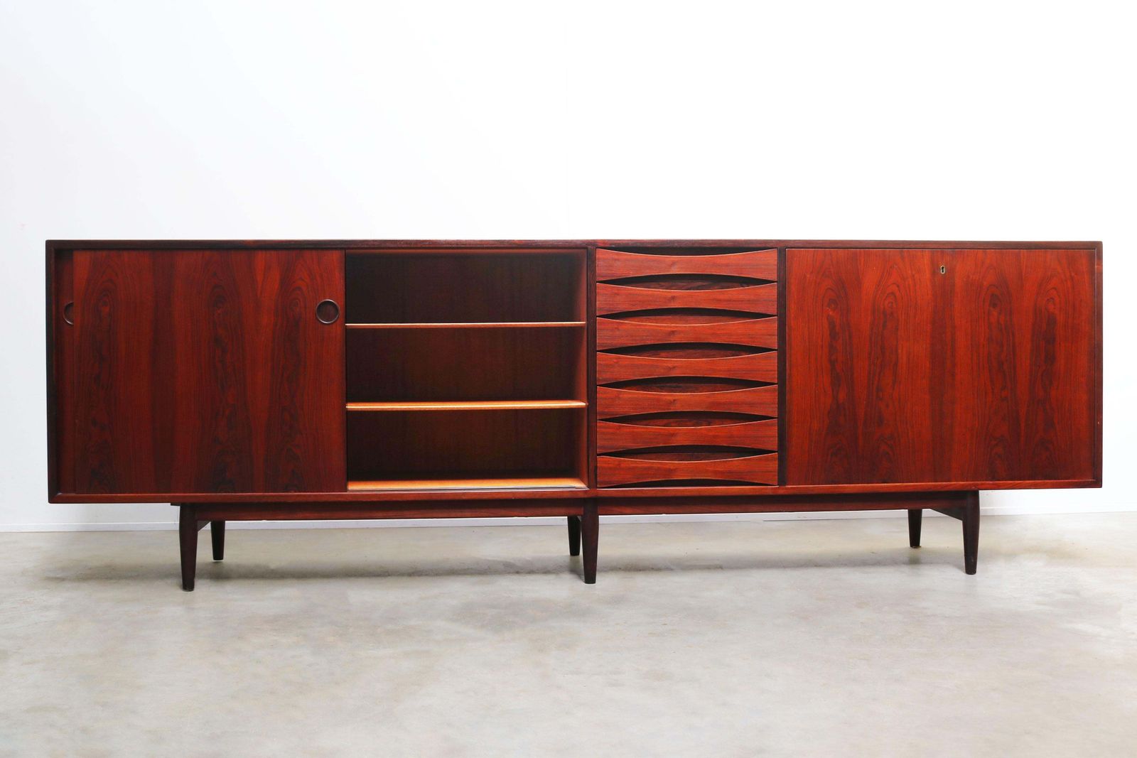 Rare Danish Design Sideboard Model 29a By Arne Vodder For Sibast Furniture photo vinterior