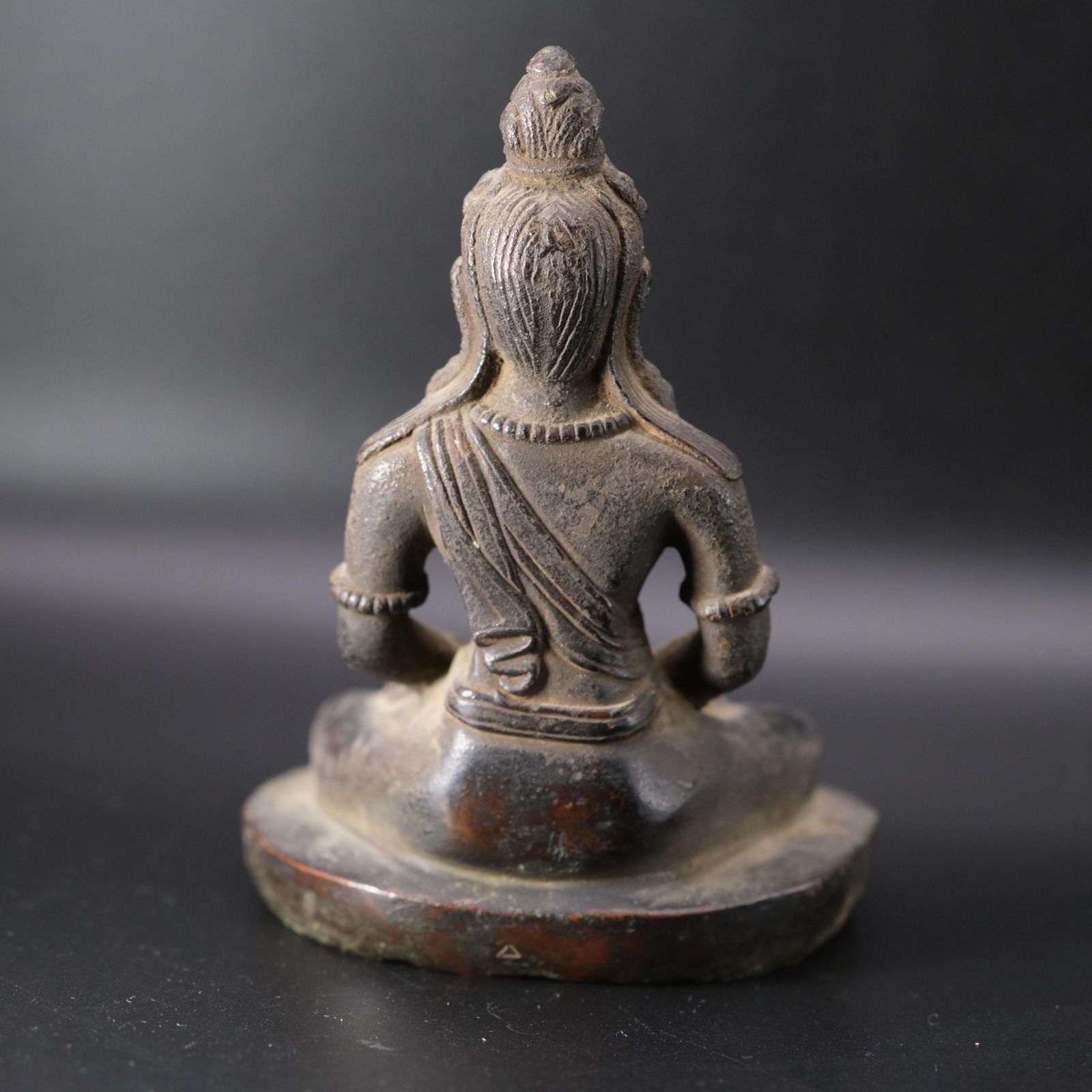 Buddha Amitayus Sculpture – 18th Century Bronze Buddha Statue – Himalayan Art, Antique Tibetan photo buy
