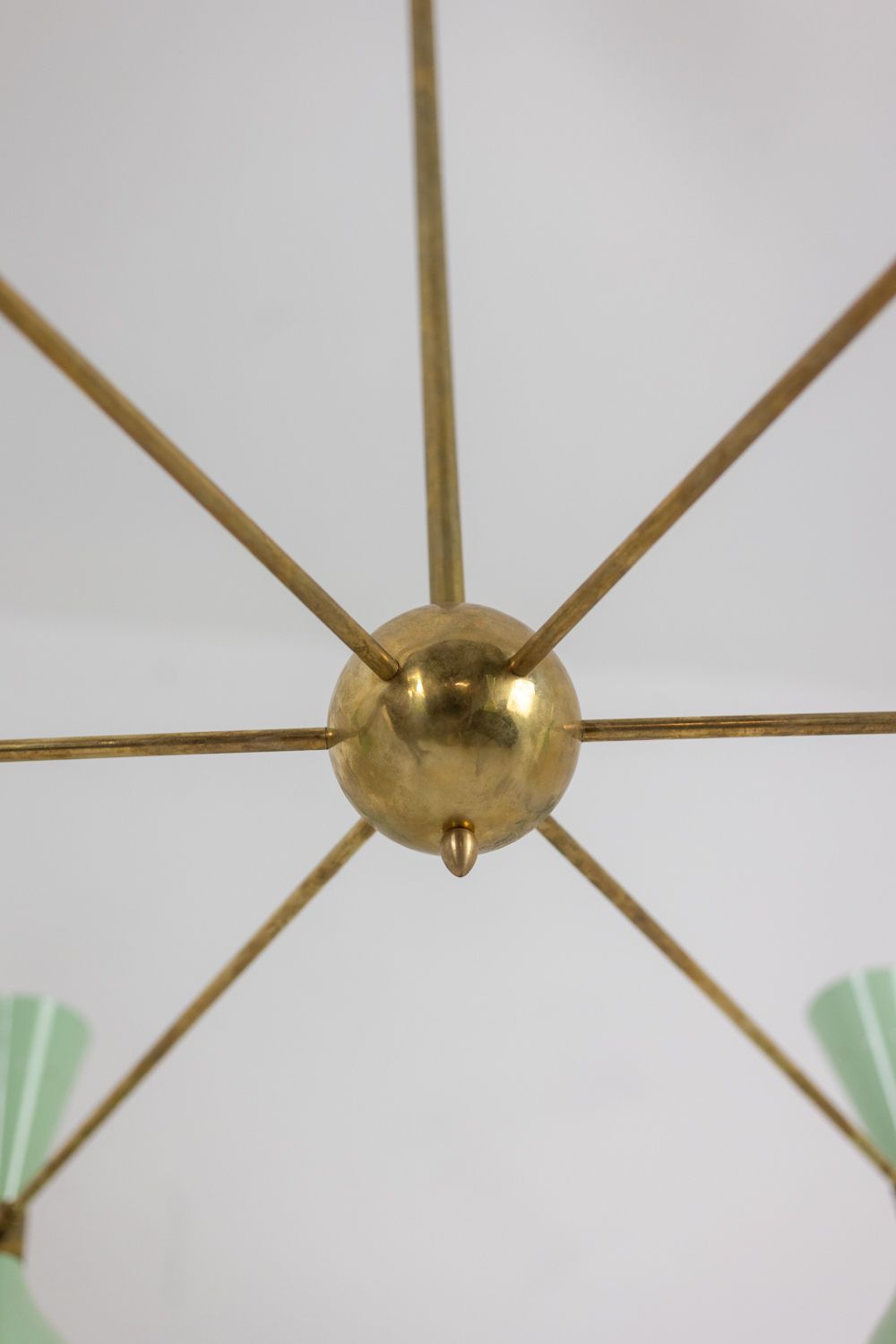 Radiant Diabolo Shaped Chandelier With 12 Lights. Contemporary. photo for sale