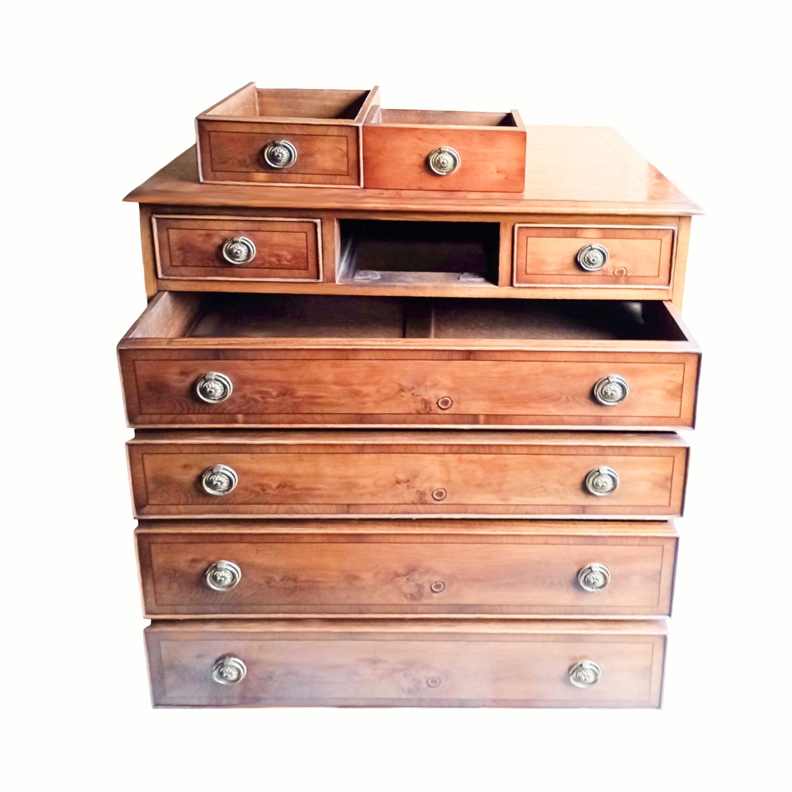 Georgian Era 8x Drawer Chest With Hidden Drawer (Late 18th  Early 19th C.) photo vinterior