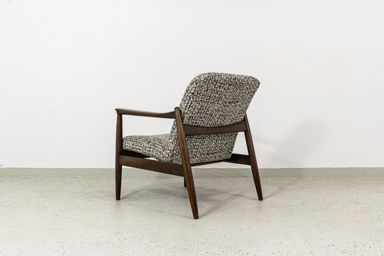 800.0 Mid Century Modern Armchair By Edmund Homa, Gfm, Poland, 1960's photo
