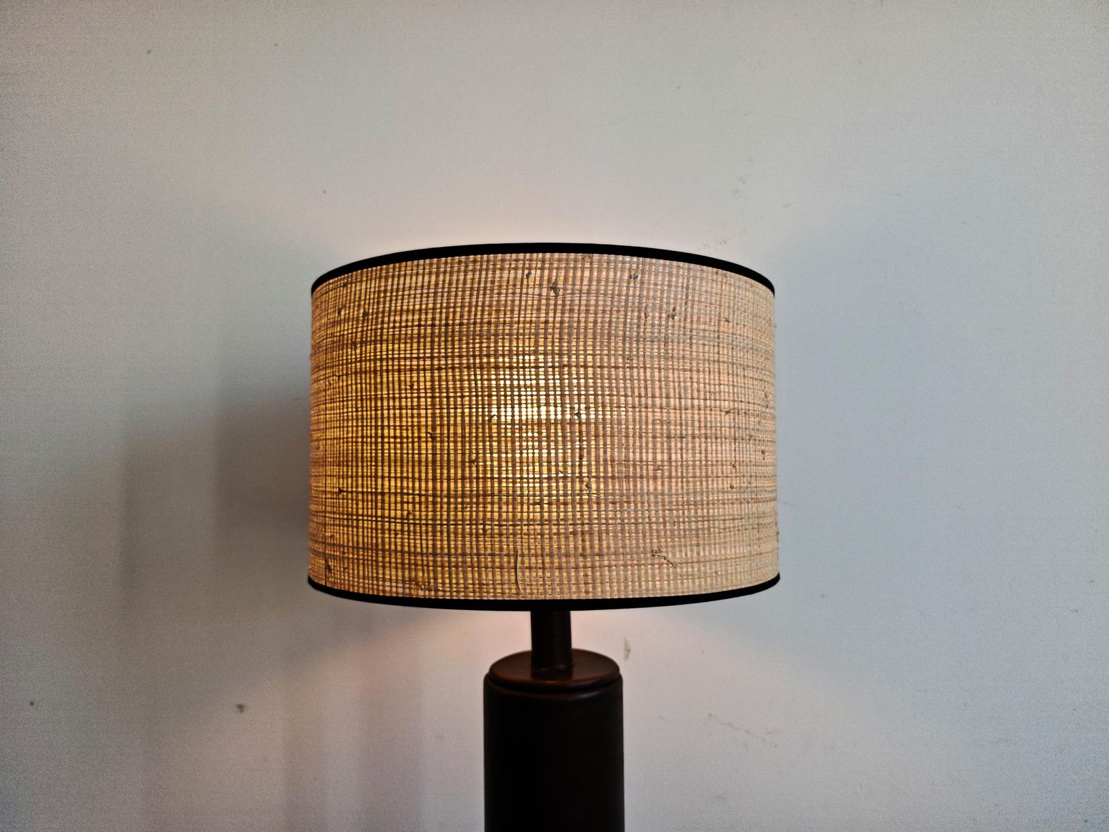 Mid Century Modern Leather Floor Lamp By Nicetin, Yugoslavia 1980s photo for sale