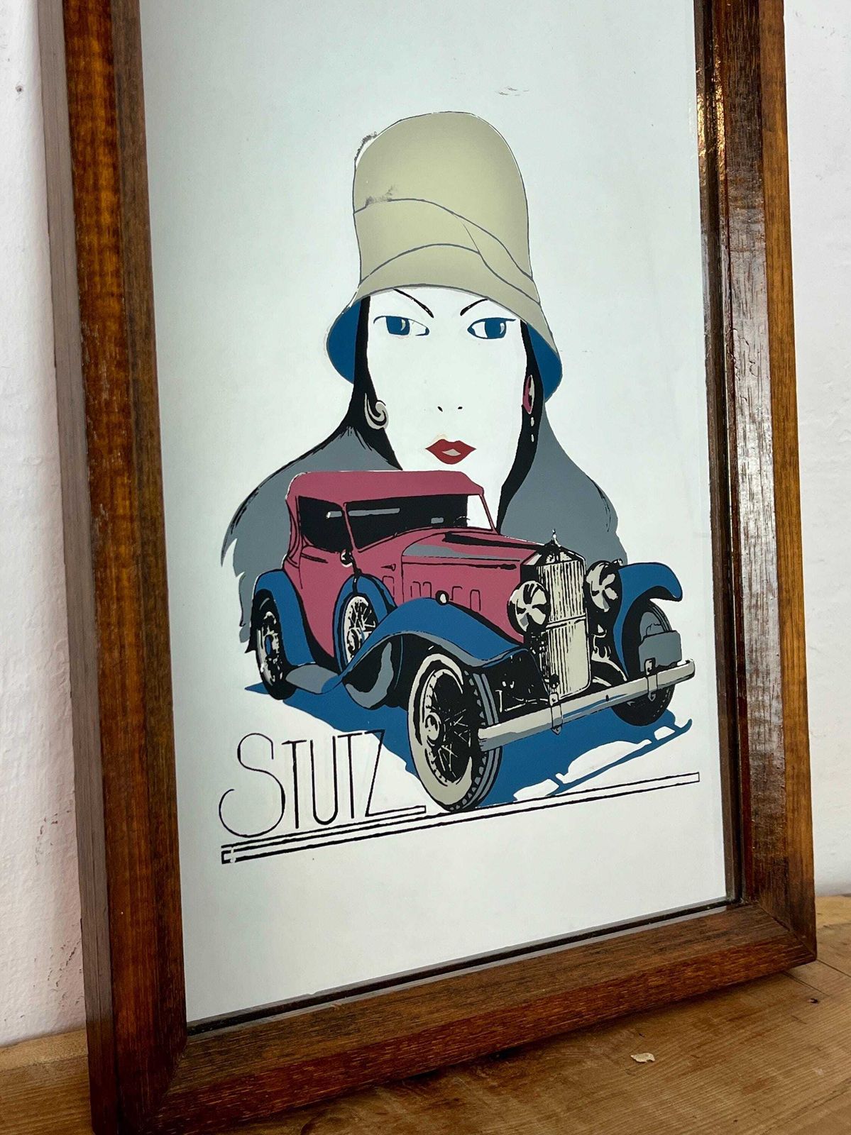 photo furniture Vintage Art Deco Stutz Lady American Advertising Car Mirror