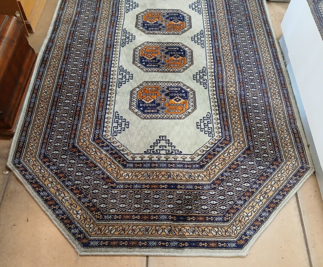 Vintage Luristan Belgium 6 Sided Wool Rug/Carpet 205  X  130 Cm photo Textiles