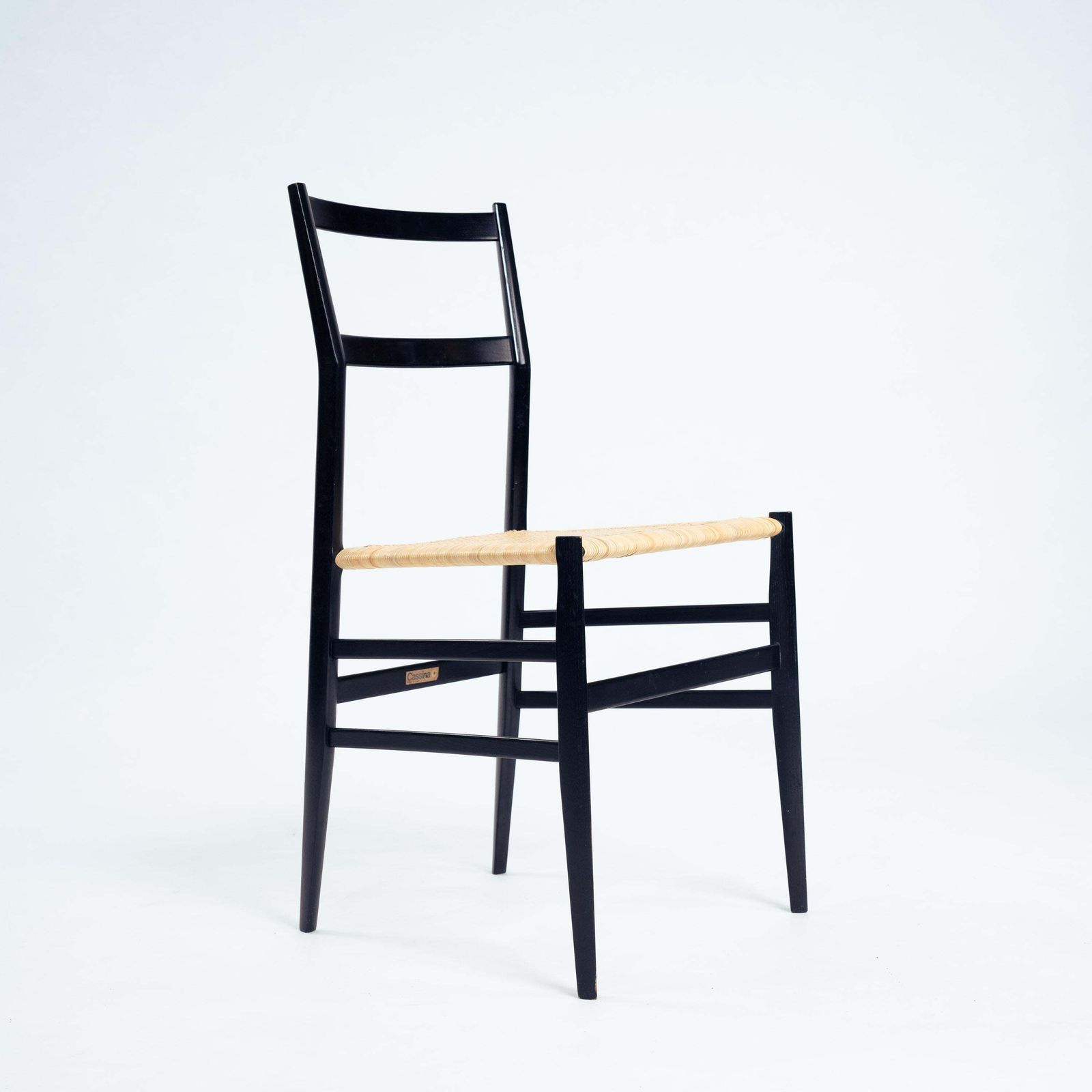 Gio Ponti Superleggera 499 Chair By Cassina, 1970s photo vintage