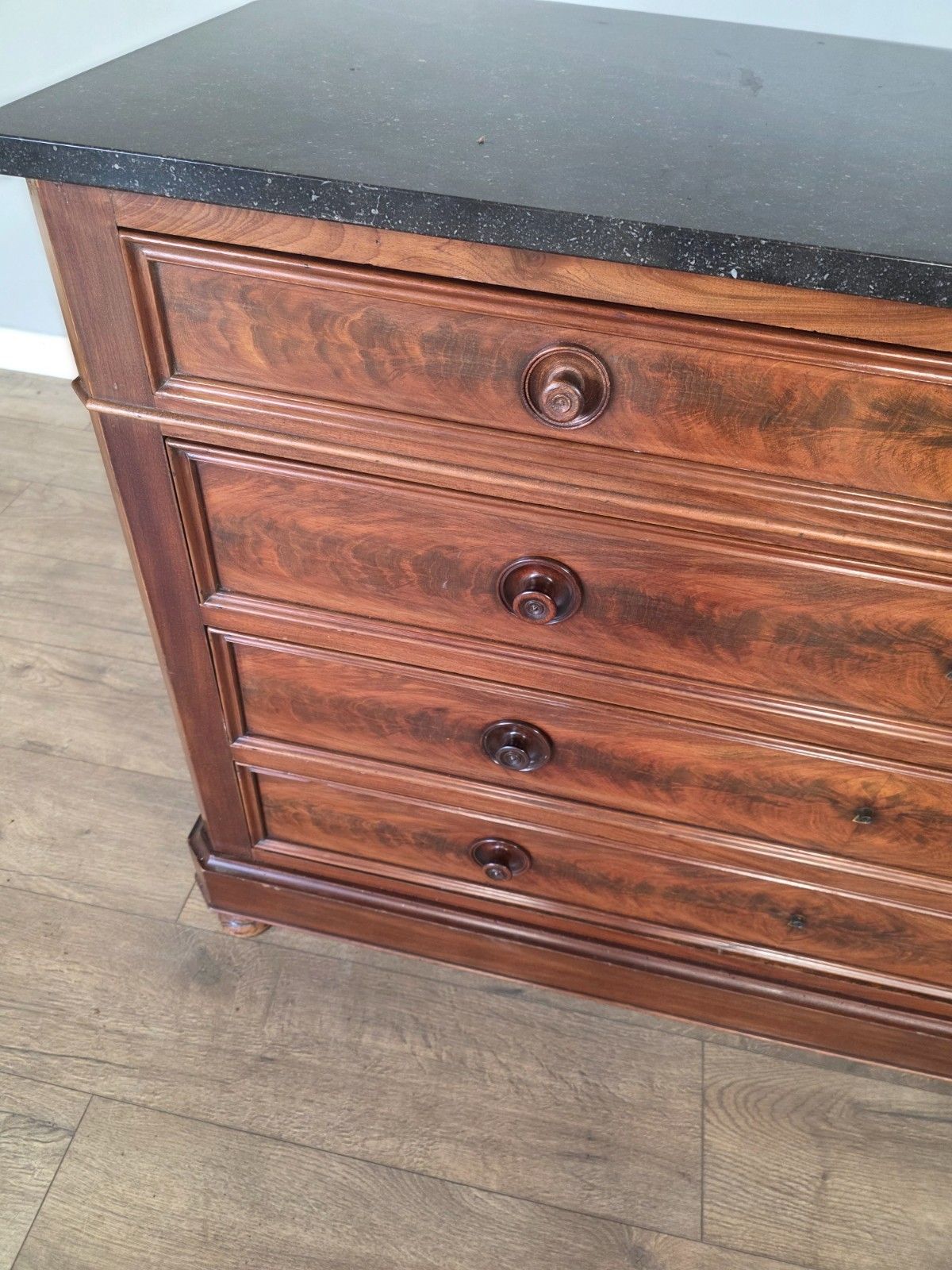 French Mahogany Victorian Marble Top Chest Of Drawers photo buy