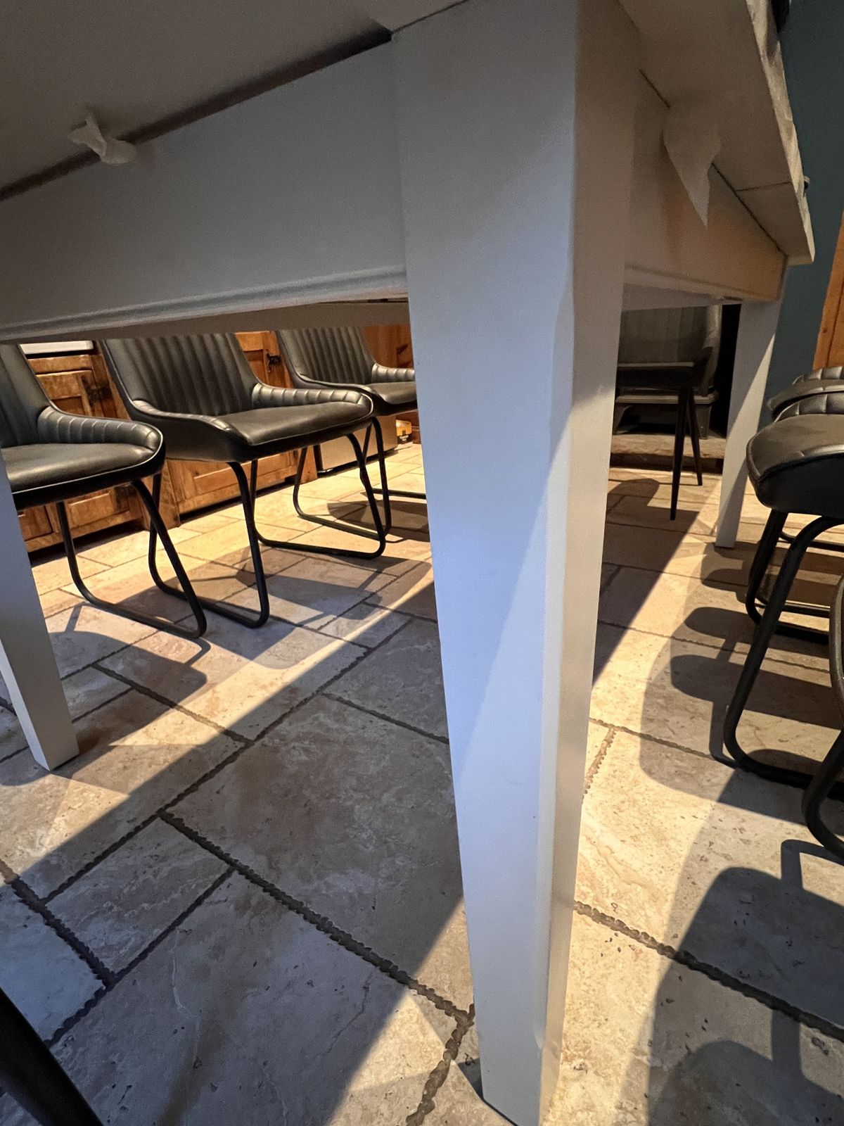 Baumhaus   Signature Grey  Extending Dining Table – Seats 4 To 10 photo vinterior