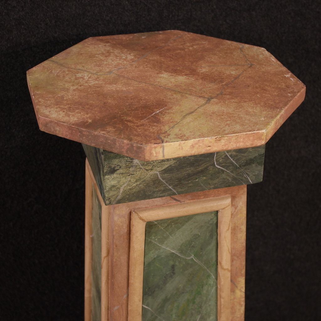 Pair Of 20th Century Lacquered Italian Columns photo buy