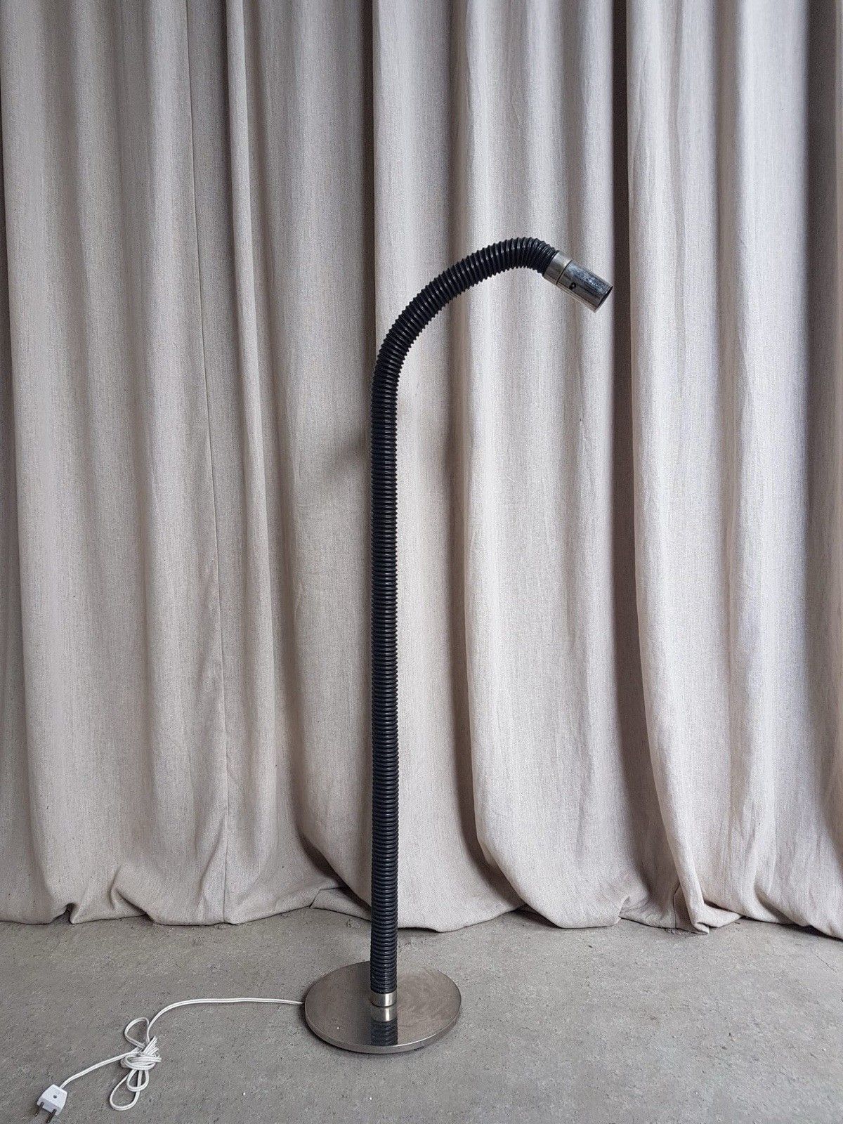 Vtg Mid Century Floor Danish Bendy Cobra Floor Lamp R934 photo furniture