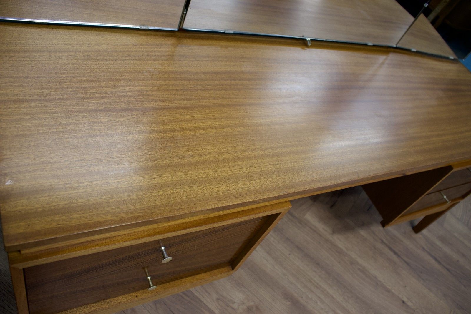 Mid Century Teak Dressing Table By Peter Hayward For Uniflex, 1960s #1543 photo buy