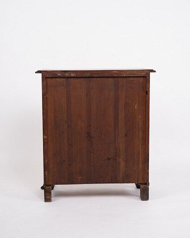 photo for sale Small Antique Console/Cabinet   Entrance Furniture   Hand Polished Mahogany   Flame Structure   Lion Feet   Year 1890s