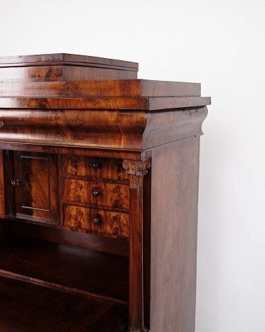 Secretary   Hand Polished Mahogany   Flame Structure   4 Drawers   Year 1840s photo furniture
