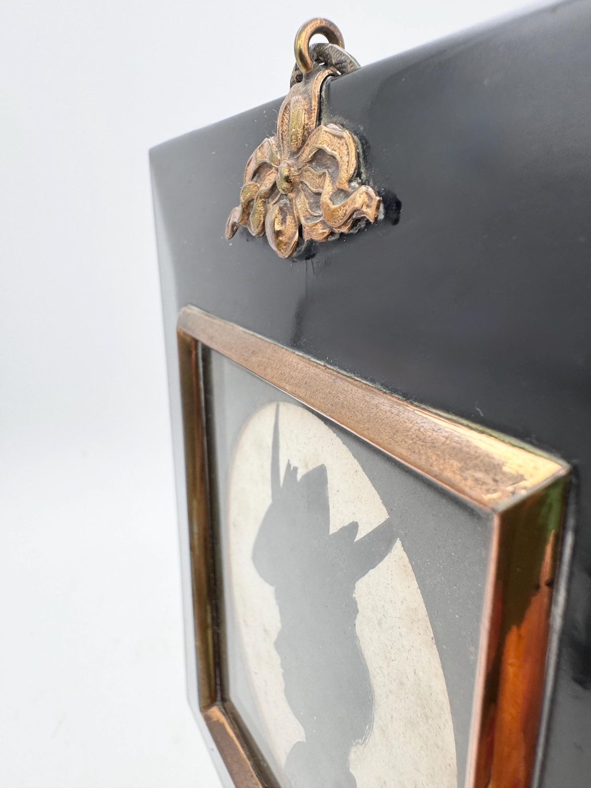 Antique Silhouette Picture, Woman Silhouette, Wall Decor photo Art
