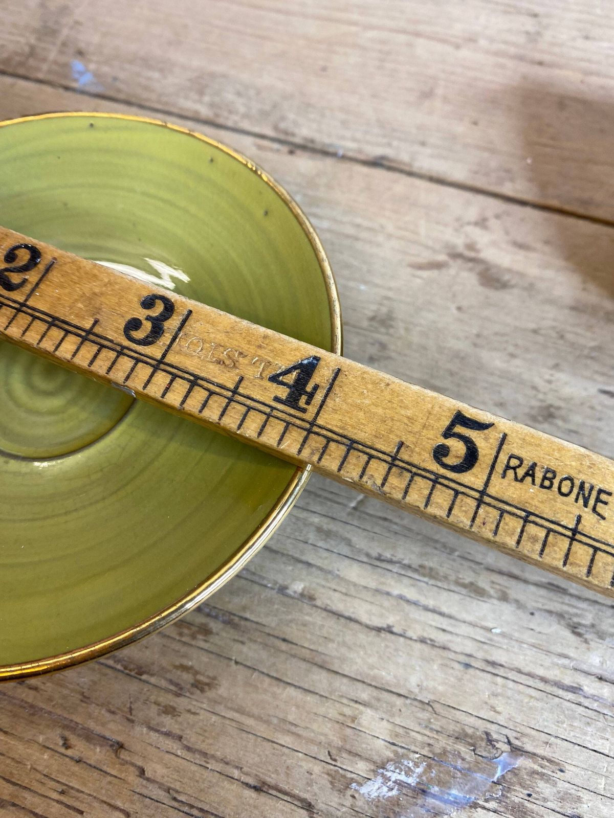 Vintage 11 Piece Studio Pottery Coffee Set 5 Green And Gold Terracotta Coffee Cans / Espresso Cups And Saucers And Milk Jug Good Condition photo 55.0
