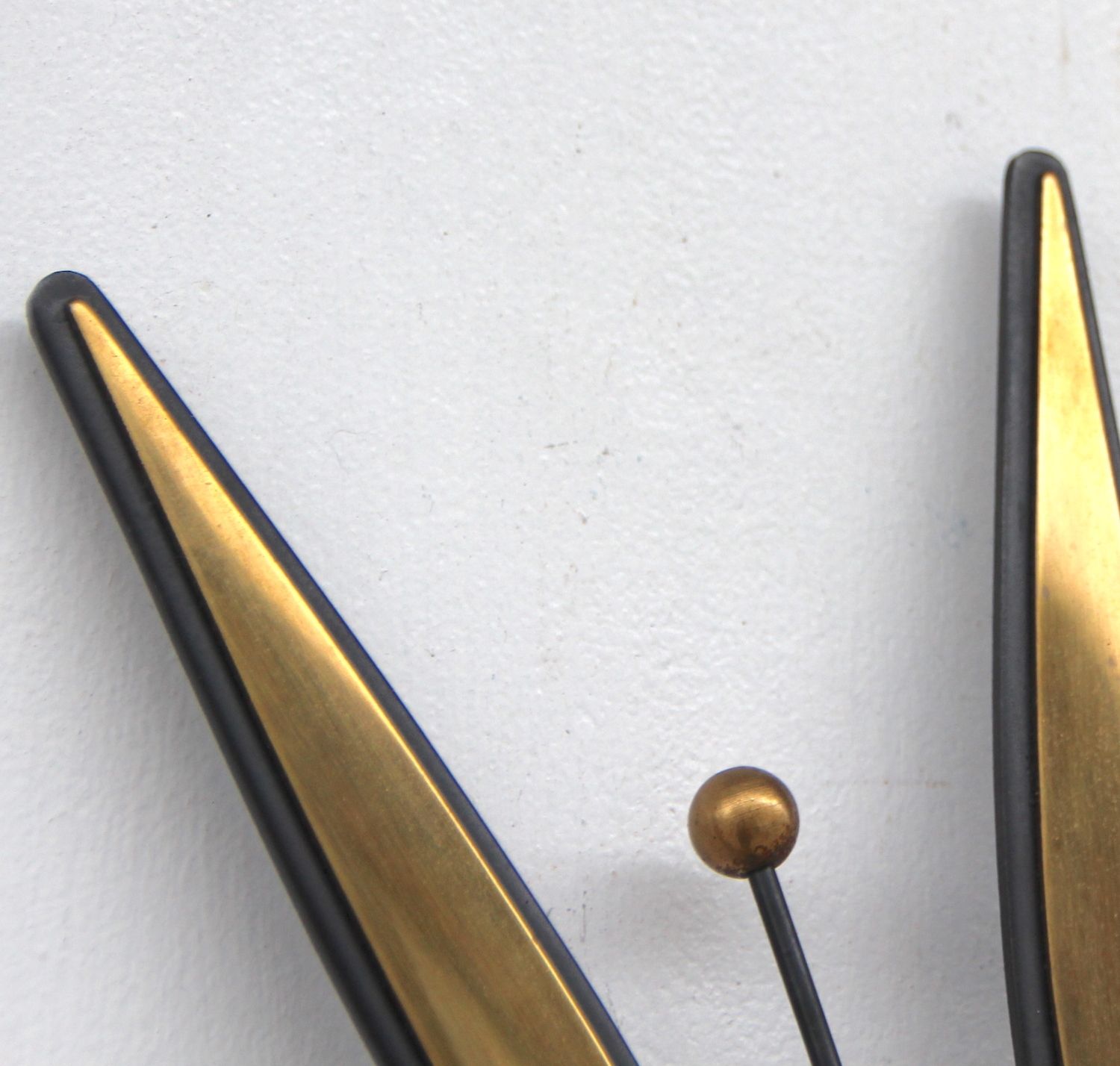 photo furniture 1970s Sunburst Style West German Vintage Factory Wall Clock. Fully Guaranteed